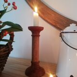 Vintage wooden candle holder