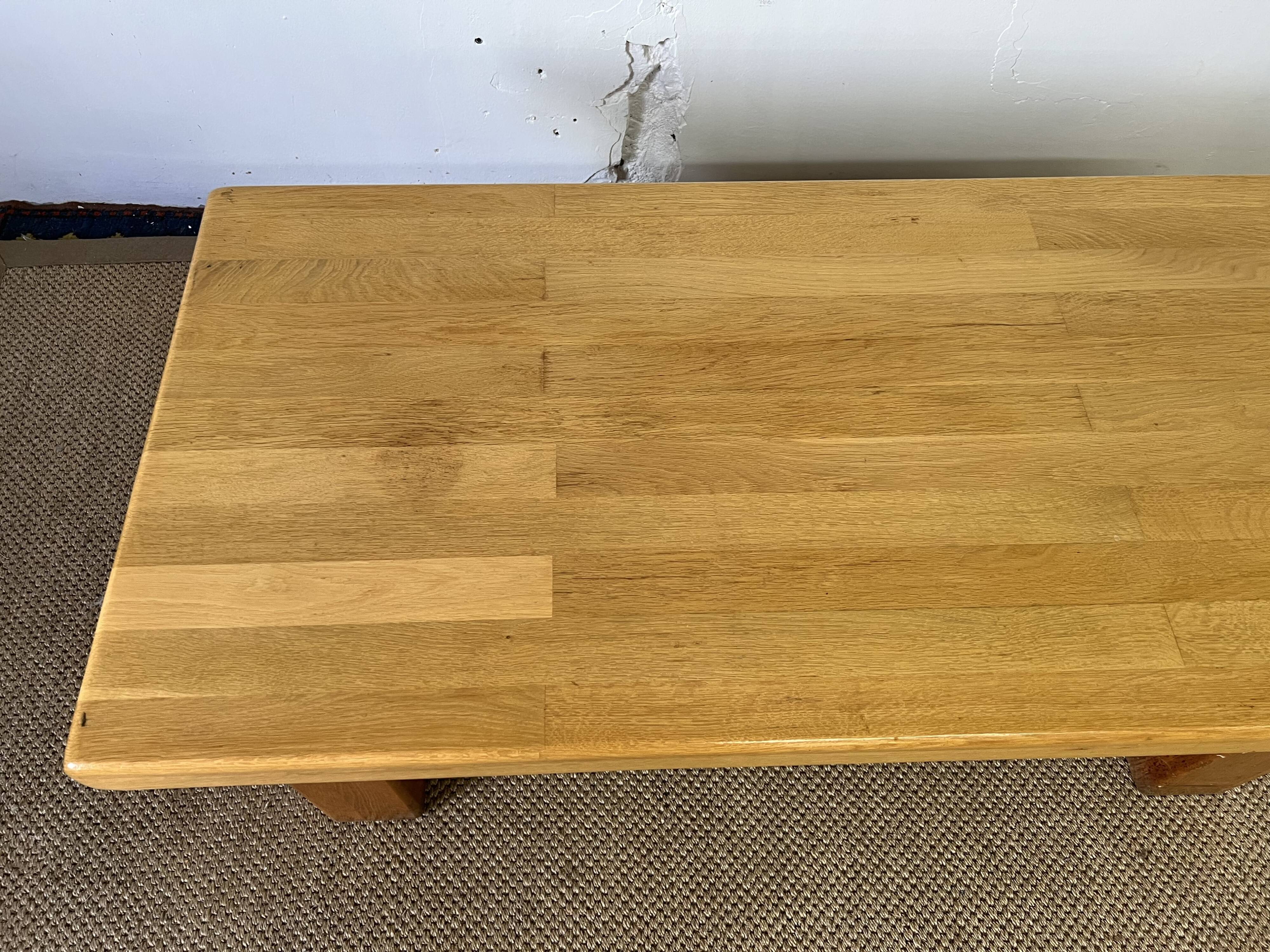 Solid wood coffee table