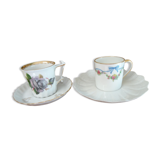 Duo of antique cups for collector