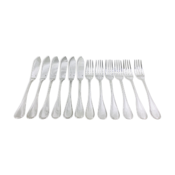 Christofle - pearl fish cutlery