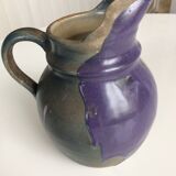 Stoneware water pitcher, L. Pointu style
