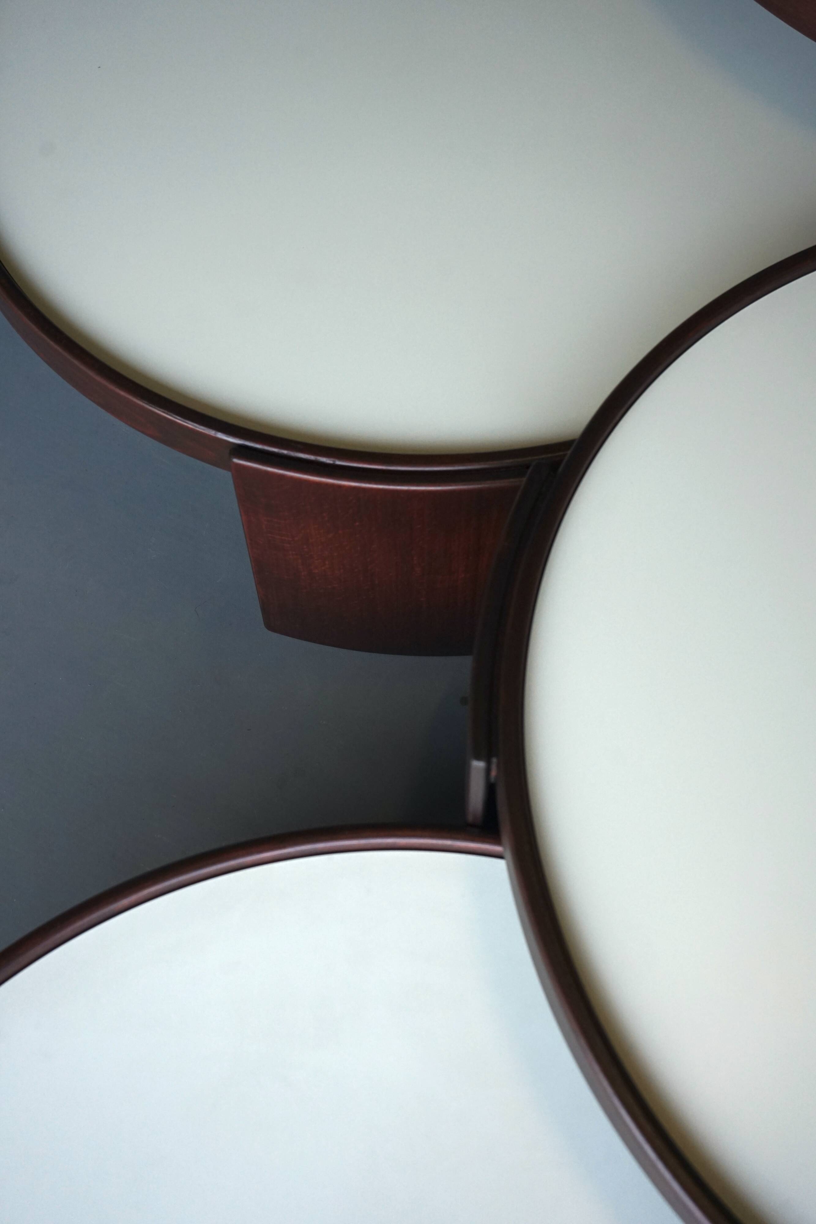 Cassina model 780/783 Stacking Tables by Gianfranco Frattini, 1970s