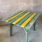 Vintage patinated garden table