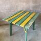 Vintage patinated garden table