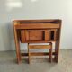 Foldable pine children's desk