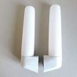 1960’s modernist mid-century Wilhem Wagenfeld pair of sconces for Lindner gmbh