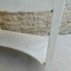 Bathroom furniture in white patina wood