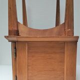 Bedside wood feet tapered 60s