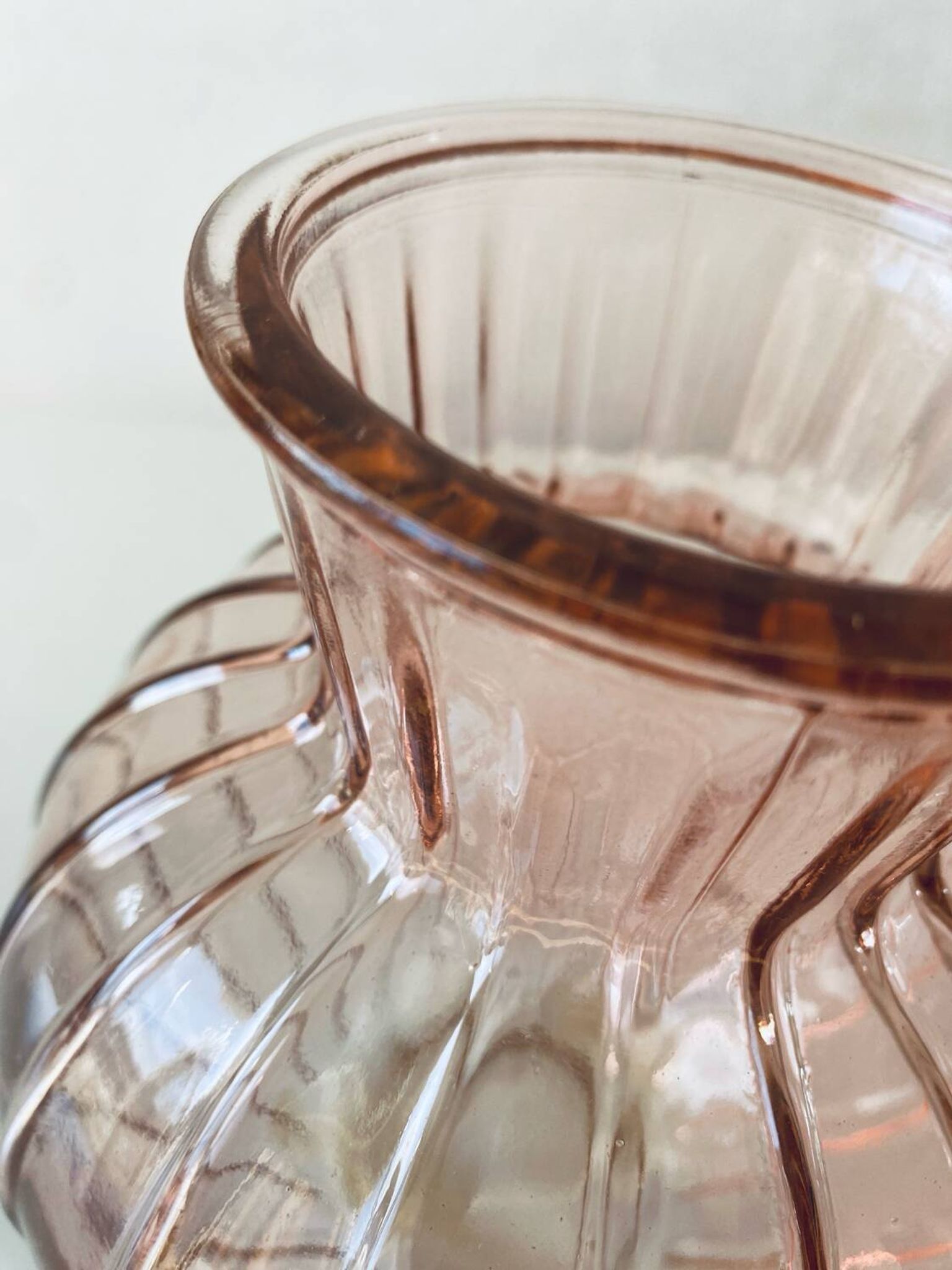 Pair of glass vases