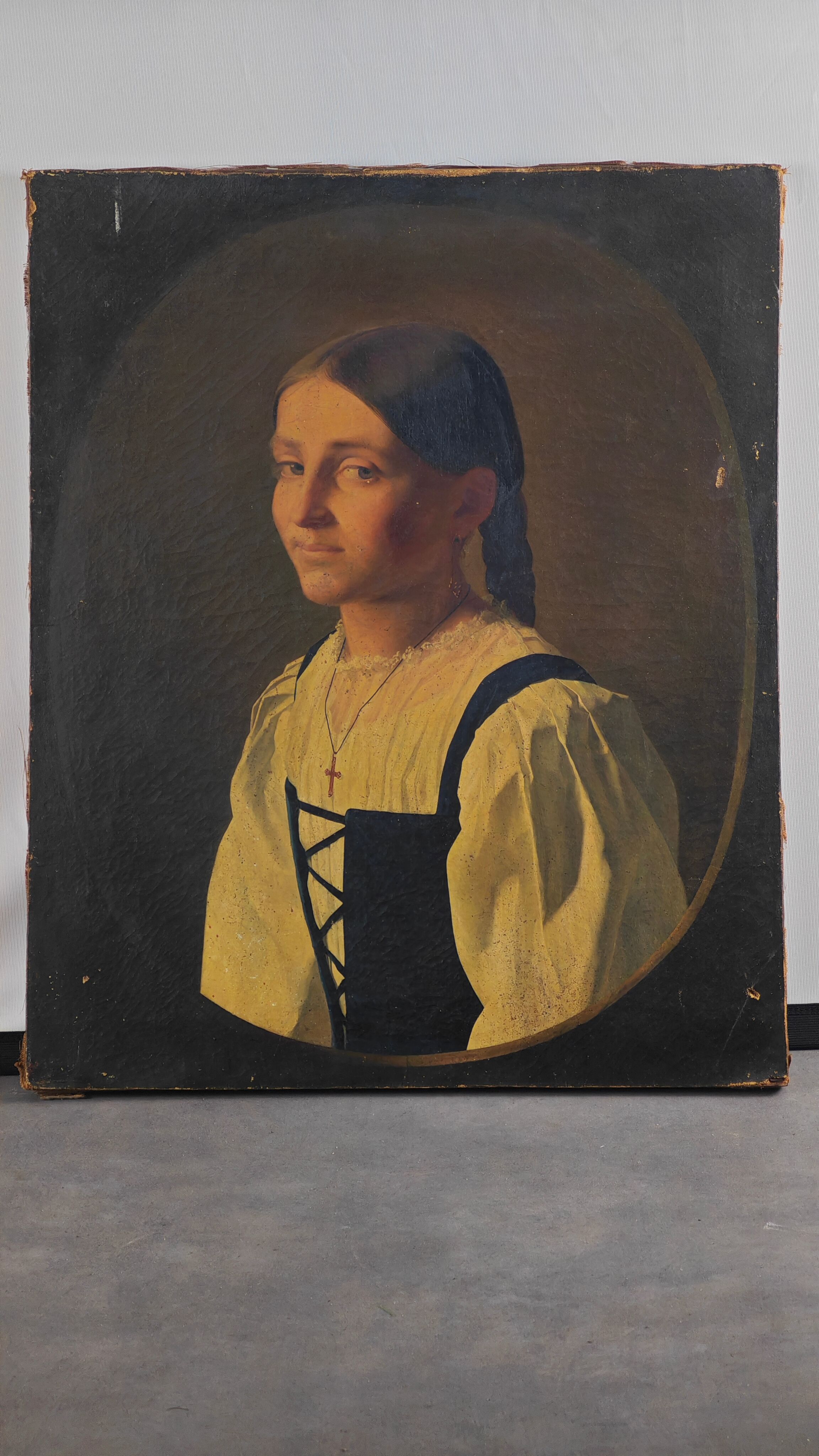 tableau ancien portrait