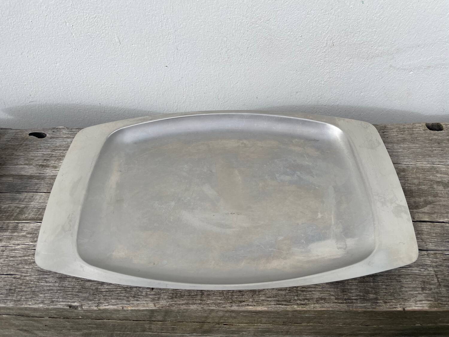 Trio of Danish Scandinavian stainless steel dishes