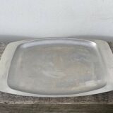 Trio of Danish Scandinavian stainless steel dishes