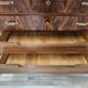 Exclusive 1940s Art Decò sideboard in walnut burl with mirror