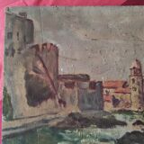 The port - original painting - signed - Roger Crusat