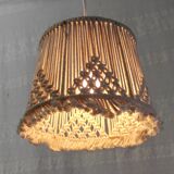 Suspension in macramé – 60s/70s