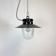 Vintage industrial factory hanging light, 1970s
