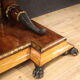 Console en marqueterie espagnole avec plateau en marbre du 19ème siècle