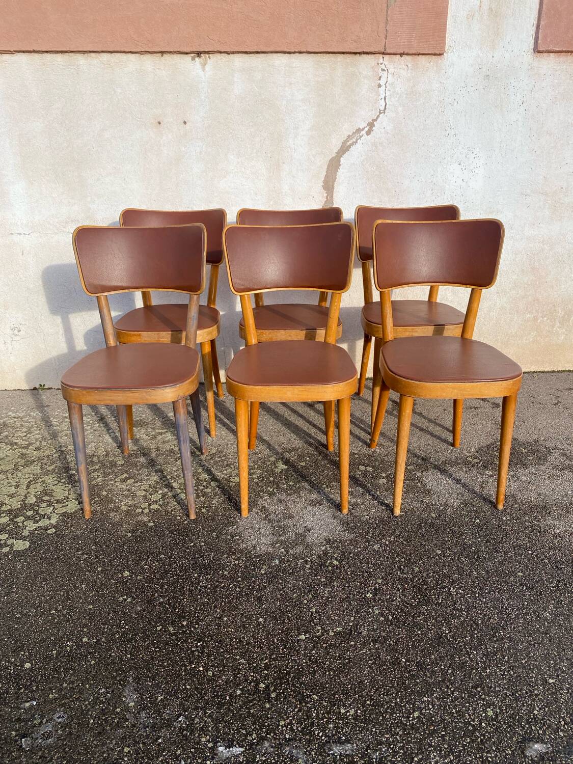 Set of 6 Baumann chairs