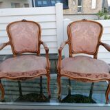 Paire de fauteuils Louis XV