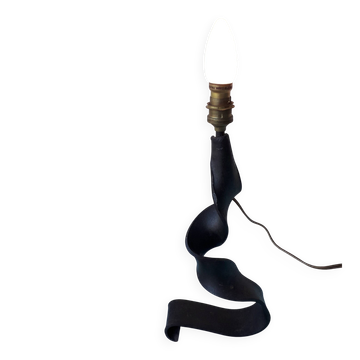 Wrought iron lamp base