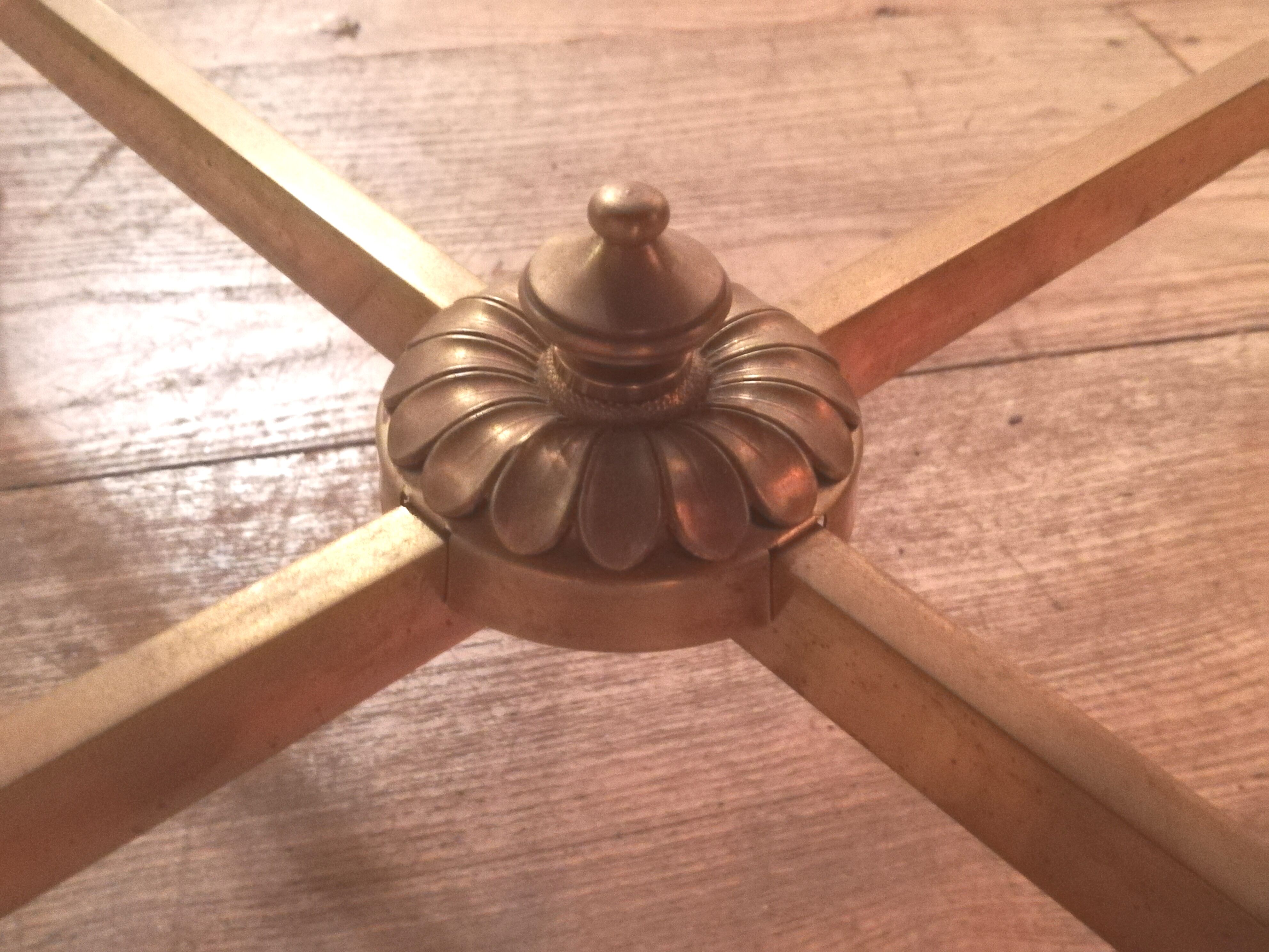 Jansen home coffee table in brass and marble