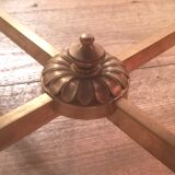 Jansen home coffee table in brass and marble