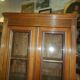 Bibliotheque 2 portes en noyer de 1900