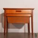 Pair of bedside tables "pelicans" in teak, norwegian 1960s