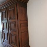 Forezienne solid walnut cabinet