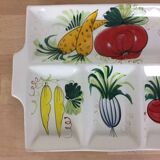 Italian ceramic platter for appetizers.