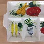 Plateau en céramique italienne, pour apéritif