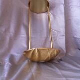 Golden brass chandelier