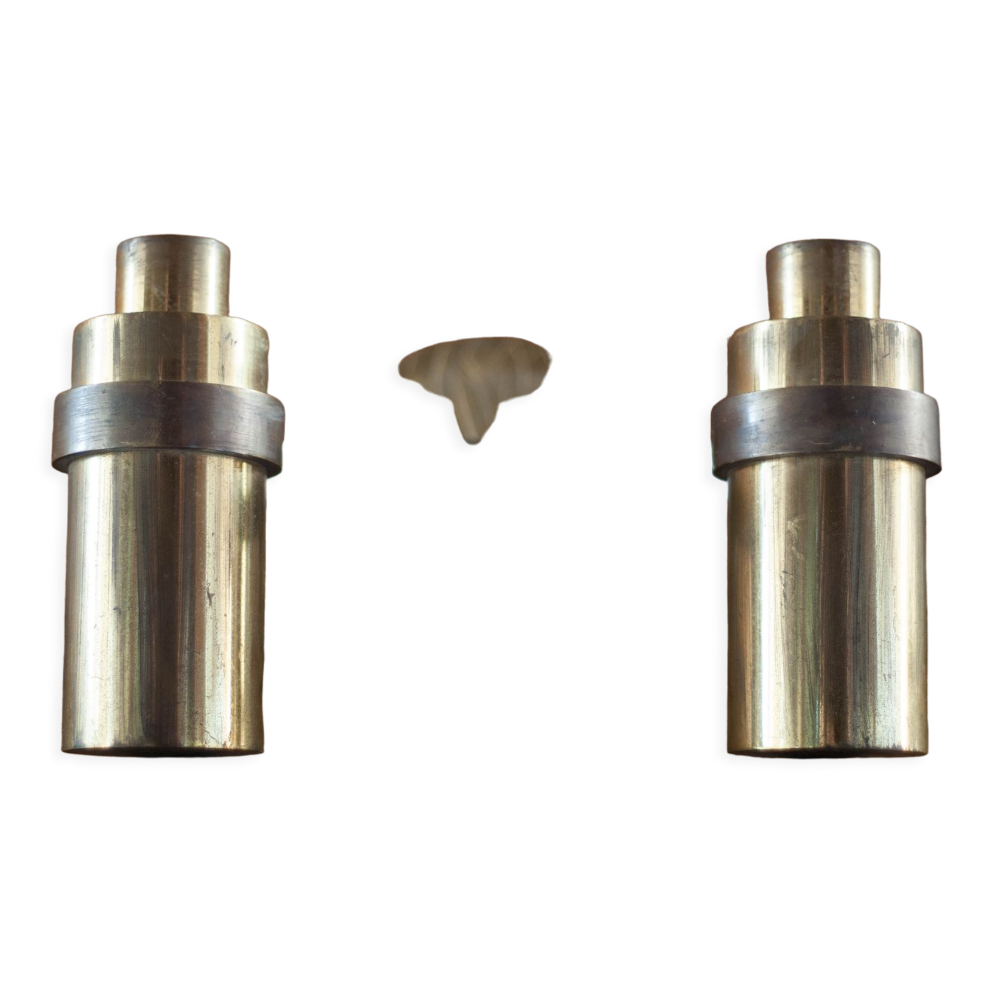 Vintage bronze wall lamp