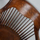 Paire de chaises de bureau de bureau en chêne édouardien anglais