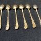 Vintage Art Nouveau Metal Teaspoons - Set of 6, France