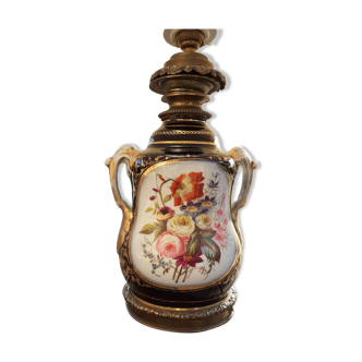 Pied de lampe porcelaine sévre Napoléon