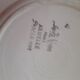 Set of 2 oval dishes. Hand painted. Sarreguemines, model Armalle.