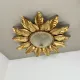 Large 55 cm golden 'florentine theatre' ceiling light by banci, florence, italy, 1970