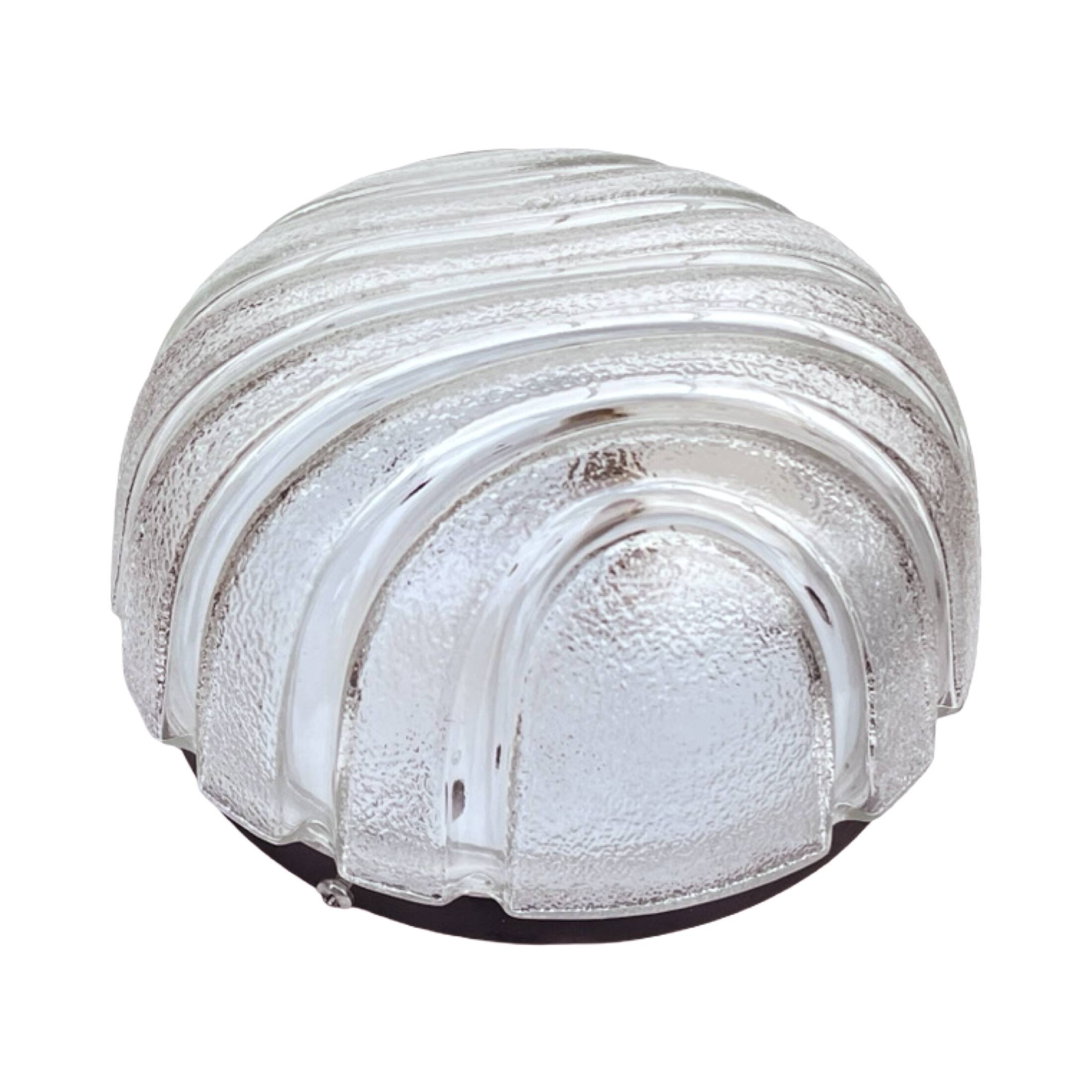 Glass ceiling lamp, Eickmeier Leuchten, Germany, 1970s.