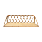 Rattan shelf