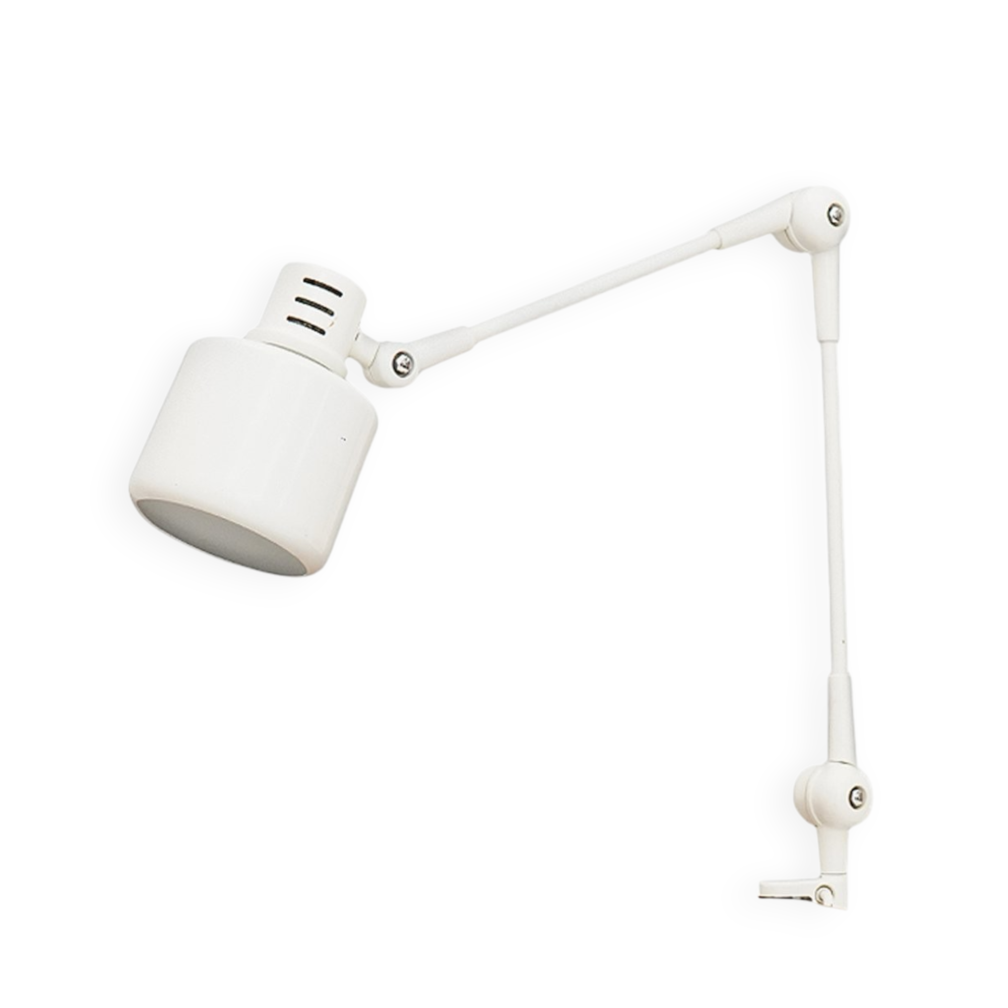 Adjustable studio clip lamp by Olaf Von Bohr for Valenti, 1970s.