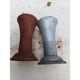 Pair of cast iron vases from 1900 from Charleville-Mézières