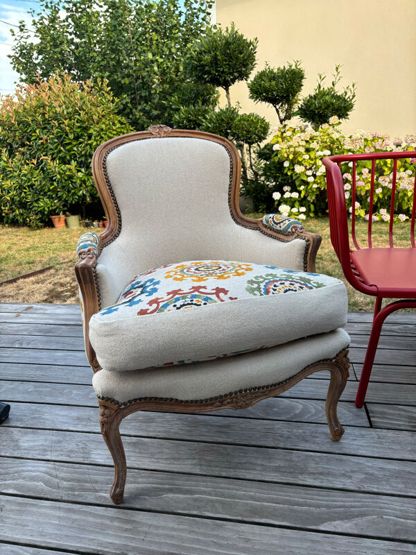Fauteuil Bergère style Louis XV