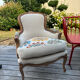 Bergère armchair in Louis XV style