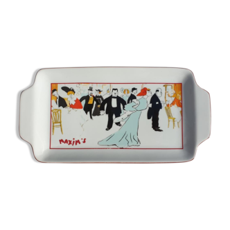 Porcelain cake dish Maxim's Paris