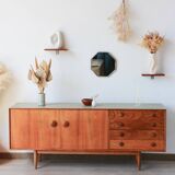 English Sideboard - Solid Elm - 1960