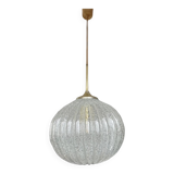 Vintage German DORIA Suspension in Cracked Glass 1960s