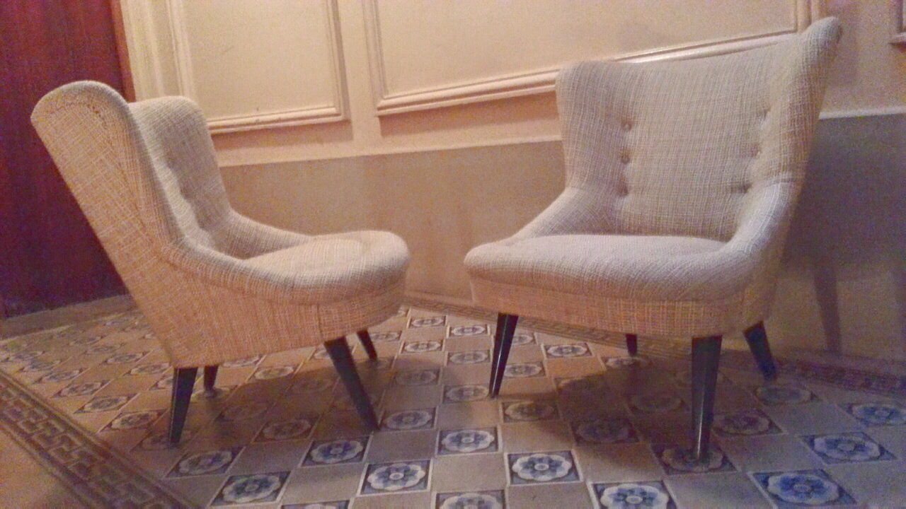 Pairs of chairs 50s