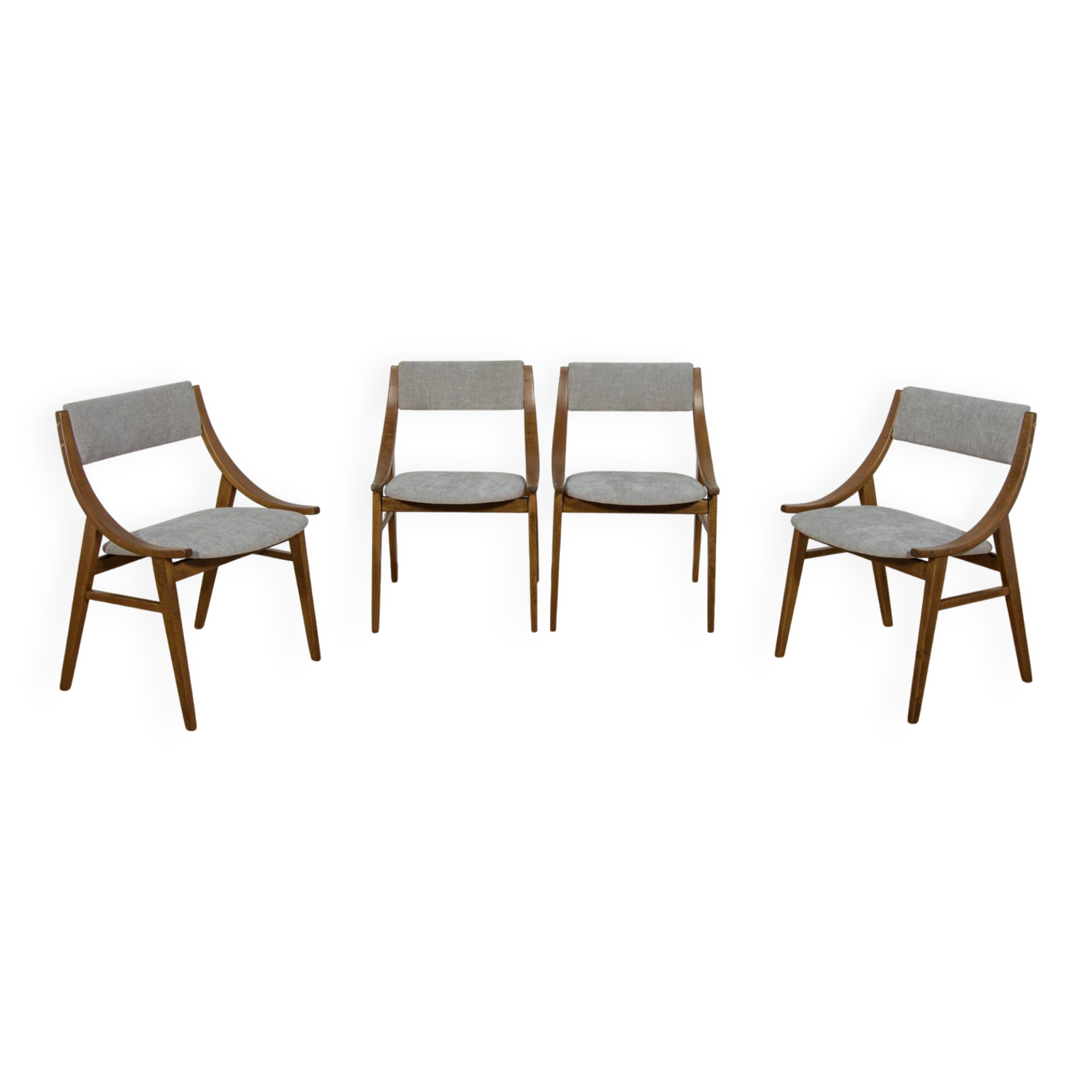 Ski Jumper Chairs from Zamojska, Poland, 1960s, Set of 4