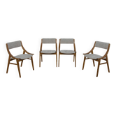 Ski Jumper Chairs from Zamojska, Poland, 1960s, Set of 4